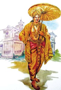 A Painting by Raja Ravi Varma - Legend of King Mahabali