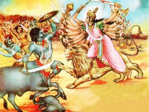 Battle of Egos - Goddess Kali and Mahishasura
