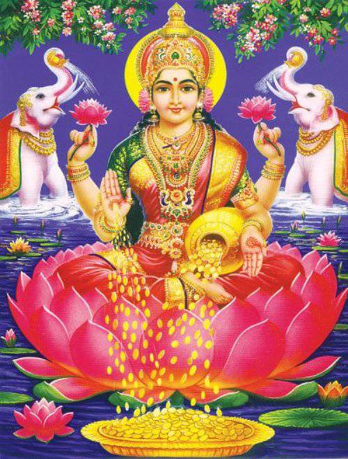 Ashtalakshmi - Info, Mantras and Temples of 8 Forms of Goddess Lakshmi