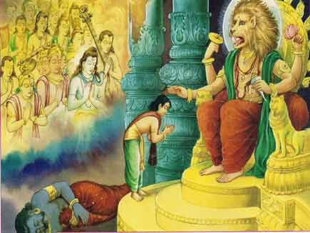 The Story of Lord Narasimha, Prahlada and Hiranyakashipu - TemplePurohit -  Your Spiritual Destination | Bhakti, Shraddha Aur Ashirwad