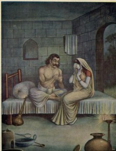 Keechaka Vadham - Bhima and Draupadi