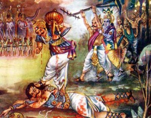 Bhima and Duryodhana Battle