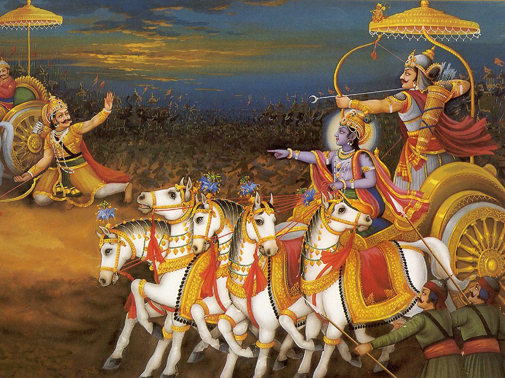 The Story of Karna Death Mahabharata - Karna and Arjun