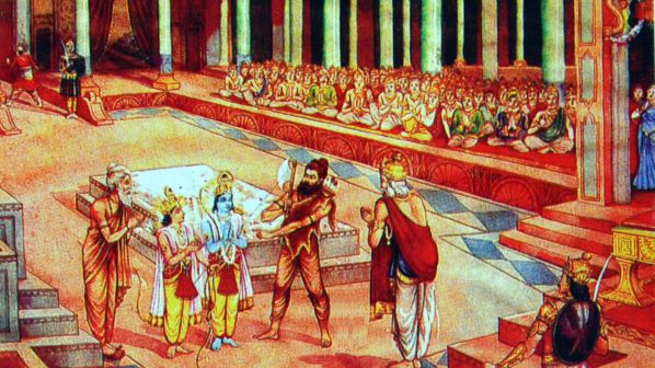 Meeting of rama and bhagwan parshuram - Ramayana