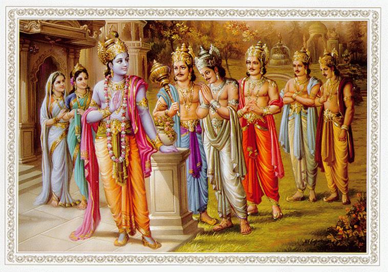 Story from Mahabharata - Krishna Yudhisthira and Bhishma Pitamah