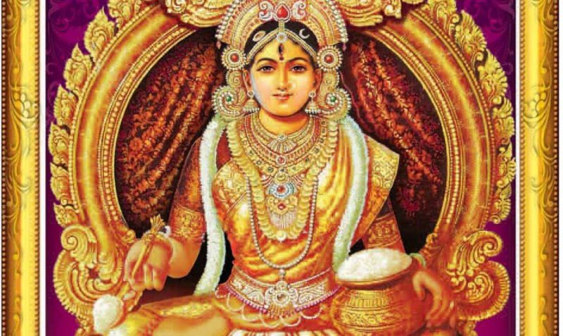 Goddess Annapurna, the Hindu God of Food