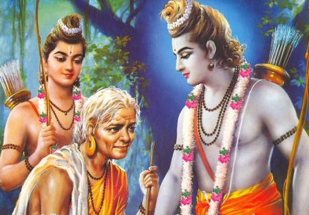 Ram and His Devotee Shabari